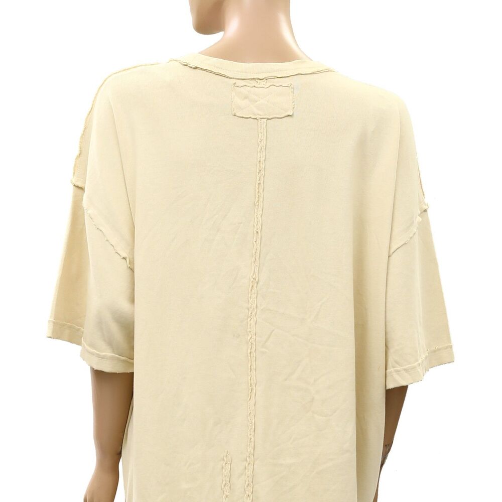 Free People We The Free Farm Friends Tee Tunic Top Oversized Cotton M 290911 - Picture 9 of 10